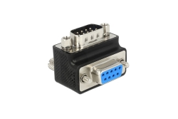DELOCK Adapter D-Sub9 -> D-Sub9 St/Bu 90°...