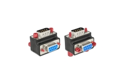 DELOCK Adapter D-Sub9 -> D-Sub9 St/Bu 90°...