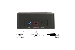 DELOCK Dockingstation 2x SATA III HDD -> USB3.0 Clone