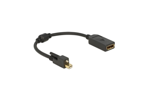 DELOCK Displayport Adapter mini DP -> DP St/Bu 4K +Schraube