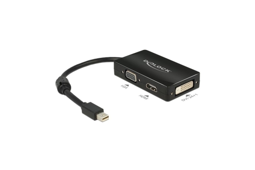 DELOCK Displayport Adapter mini DP -> D-Sub15/HDMI/DV