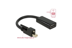 DELOCK Displayport Adapter mini DP -> HDMI St/Bu 4K +Schr