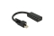 DELOCK Displayport Adapter mini DP -> HDMI St/Bu 4K +Schr