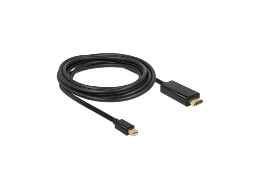 DELOCK Displayport Kabel mini DP -> HDMI St/St 2.00m schwarz