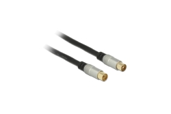 DELOCK Antennenkabel IEC -> IEC St/Bu 2.00m Premium...