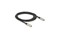 DELOCK Antennenkabel IEC -> IEC St/Bu 2.00m Premium...