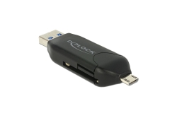 DELOCK Card Reader USB3.0 A +micro B->...