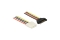 DELOCK Stromkabel SATA 15pin -> Molex 4pin Bu/Bu 0.20m