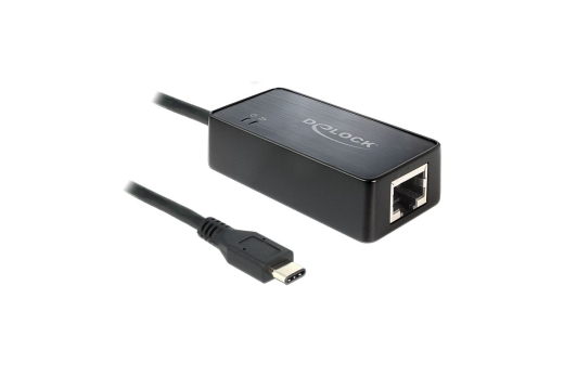 DELOCK USB3.1 Adapter C -> RJ45 St/Bu Gigabit Lan