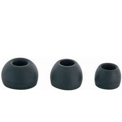 Schwaiger Headset In-Ear eckig Metall Schwarz vergoldet