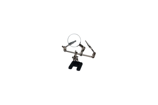 Logilink 3te helfende Hand mit Lupe, 46mm Lupe & 8 Gelenken