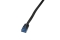 Logilink Flachpatchkabel RJ45 U/UTP Cat6 7.50m schwarz