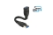 DELOCK USB3.0 Verl. A -> A St/Bu 0.15m schwarz ShapeC