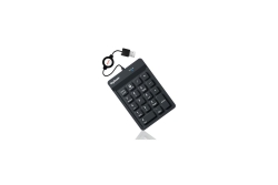 KeySonic Nummernblock-TAS, Silikon, USB, BK, ACK-118BK