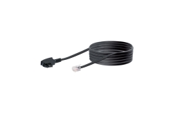 Schwaiger DSL-Kabel RJ12 6P2C auf TAE-F 6P4C 6m Schwarz
