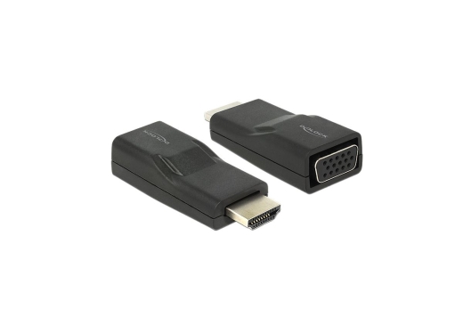 DELOCK HDMI Adapter A -> D-Sub15 St/Bu screwless