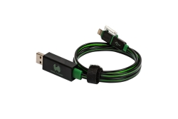 RealPower Datenkabel LED grün micro-USB auf Lightning