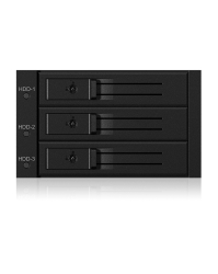 Backplane IcyBox 3x3,5 SATA/SAS HDD/SSD -> 2x 5,25...