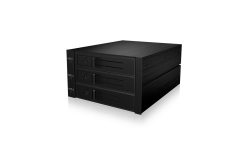 Backplane IcyBox 3x3,5 SATA/SAS HDD/SSD -> 2x 5,25 Schacht retail