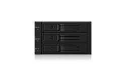 Backplane IcyBox 3x3,5 SATA/SAS HDD/SSD -> 2x 5,25 Schacht retail