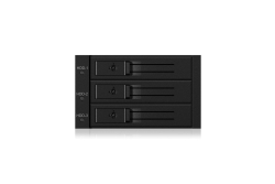 Backplane IcyBox 3x3,5 SATA/SAS HDD/SSD -> 2x 5,25 Schacht retail