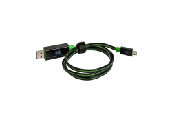 RealPower Datenkabel LED grün micro-USB auf USB