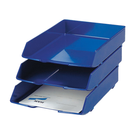 Briefablage WAVE EXCLUSIV, DIN A4/C4, blau
