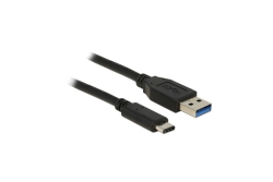 DELOCK USB3.1 Kabel C -> A St/St 1.00m schwarz
