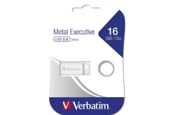 USB-Stick 16GB Verbatim 2.0 Metal Executive Silver retail