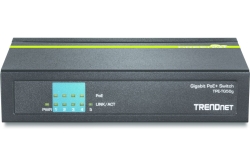 TRENDnet Switch 5 Port Gbit PoE+ 31W Metall