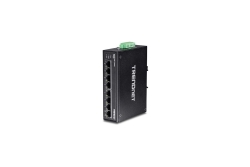 TRENDnet Industrie Switch 8 Port Gbit Unman. L2 PoE+ Metall