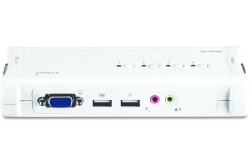 TRENDnet KVM 4-Port USB Switch Kit mit Audio