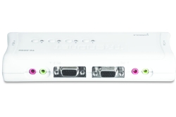 TRENDnet KVM 4-Port USB Switch Kit mit Audio
