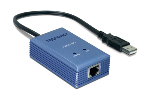 TRENDnet USB-Adapter USB-A2.0->Fast Ethernet weiss