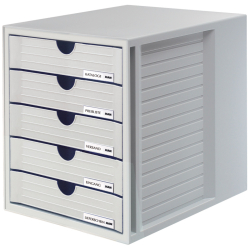 Schubladenbox SYSTEMBOX - A4/C4, 5 geschlossene...