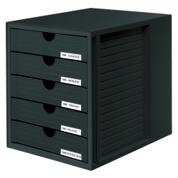 Schubladenbox SYSTEMBOX - A4/C4, 5 geschlossene...