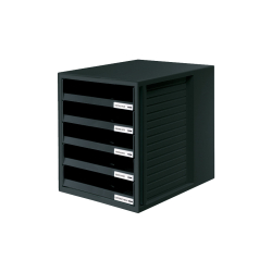 Schublabdenbox SCHRANK-SET - A4/C4, 5 offene Schubladen,...