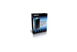 TRENDnet Industrie Switch 6 Port Gbit Manag.L2+ PoE+ Metall