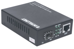 INTELLINET Medienkonverter Gigabit SFP 100m