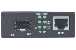 INTELLINET Medienkonverter Gigabit SFP 100m