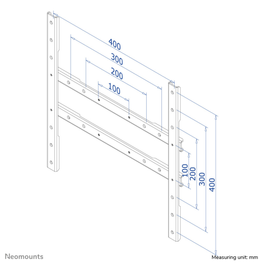 Neomounts 27-60 Adapterpl. 1TFT schw. Max.20KG