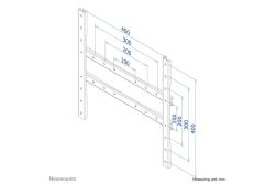 Neomounts 27-60 Adapterpl. 1TFT schw. Max.20KG