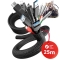 LTC Kabelschlauch Pro Cable Tube 25m zum Bündeln&Ordnen schw