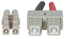 INTELLINET LWL Anschlusskabel LC/SC 1m Multimode OM4 lila