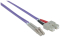 INTELLINET LWL Anschlusskabel LC/SC 1m Multimode OM4 lila