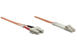 INTELLINET LWL Anschlusskabel LC/SC 2M Multimode OM1 orange