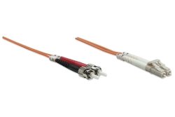INTELLINET LWL Anschlusskabel LC/ST 3M Multimode OM1 orange