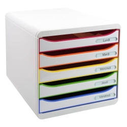 Schubladenbox Big Box Plus - A4+, 5 offene Laden,...
