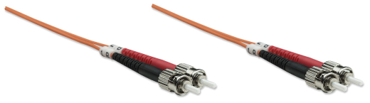 INTELLINET LWL Anschlusskabel ST/ST 1m Multimode OM1 orange