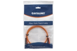 INTELLINET LWL Anschlusskabel ST/ST 1m Multimode OM1 orange